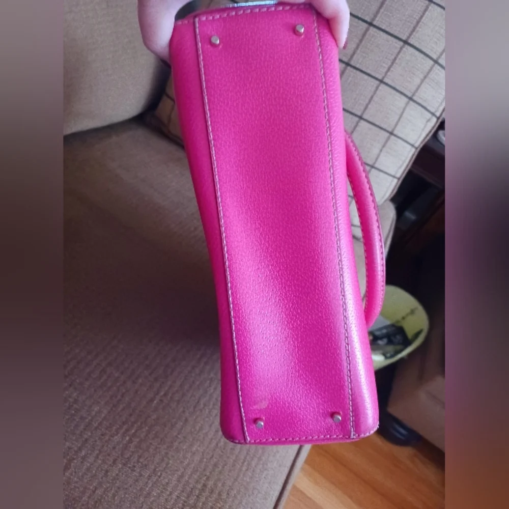 Kate Spade Vibrant Pink Tote- EUC - Picture 5 of 9